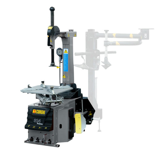Corghi Proline 324 2V, bis 24", optionaler Hilfsarm für Runflat-Reifen